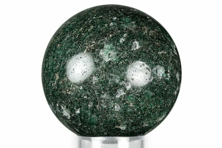 Polished Fuchsite Sphere - Madagascar #349693